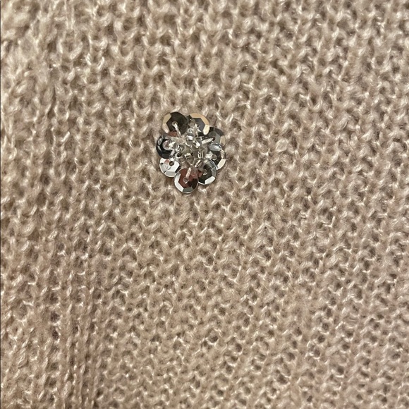 LC Lauren Conrad Tan Sweater with Embellishments - Picture 4 of 4